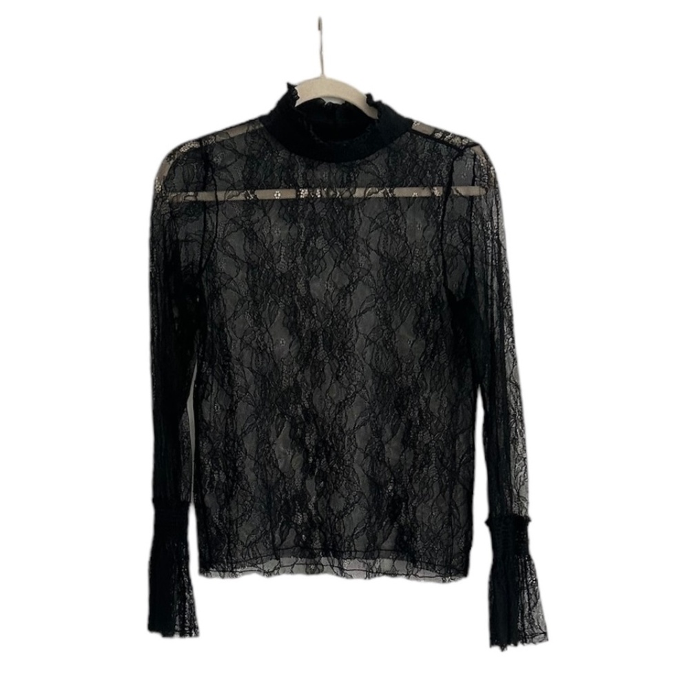 Black Lace Blouse